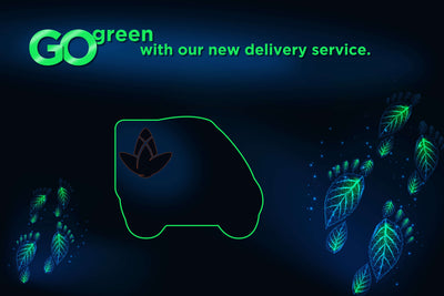 Go Green, with our new delivery service.