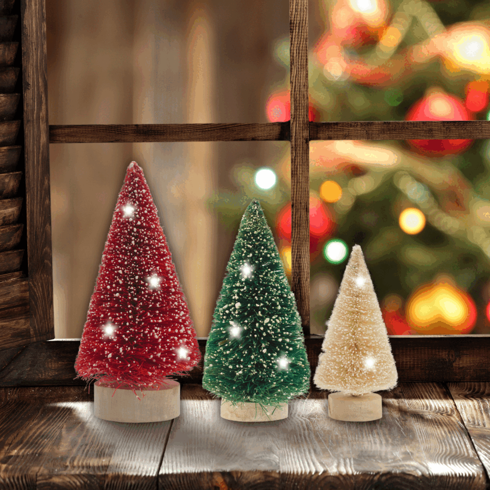 Christmas Tree Set of Three