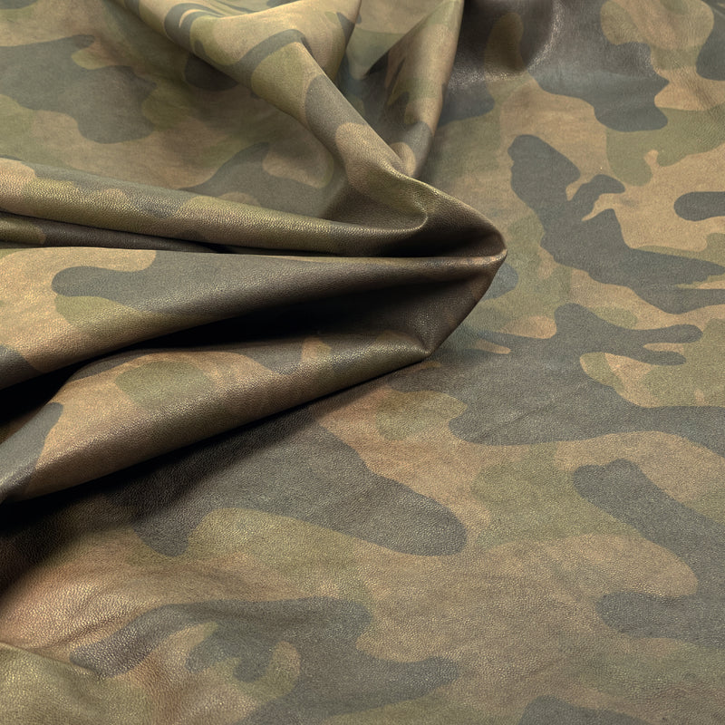 Printed Lamb Nappa - Camo